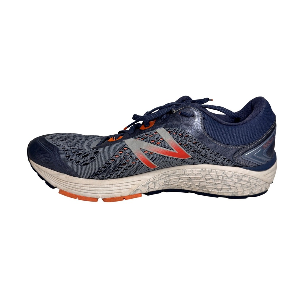 New Balance 1260v7 Blue Orange Running Shoes Womens 11 Wide Gym Athletic Tennis